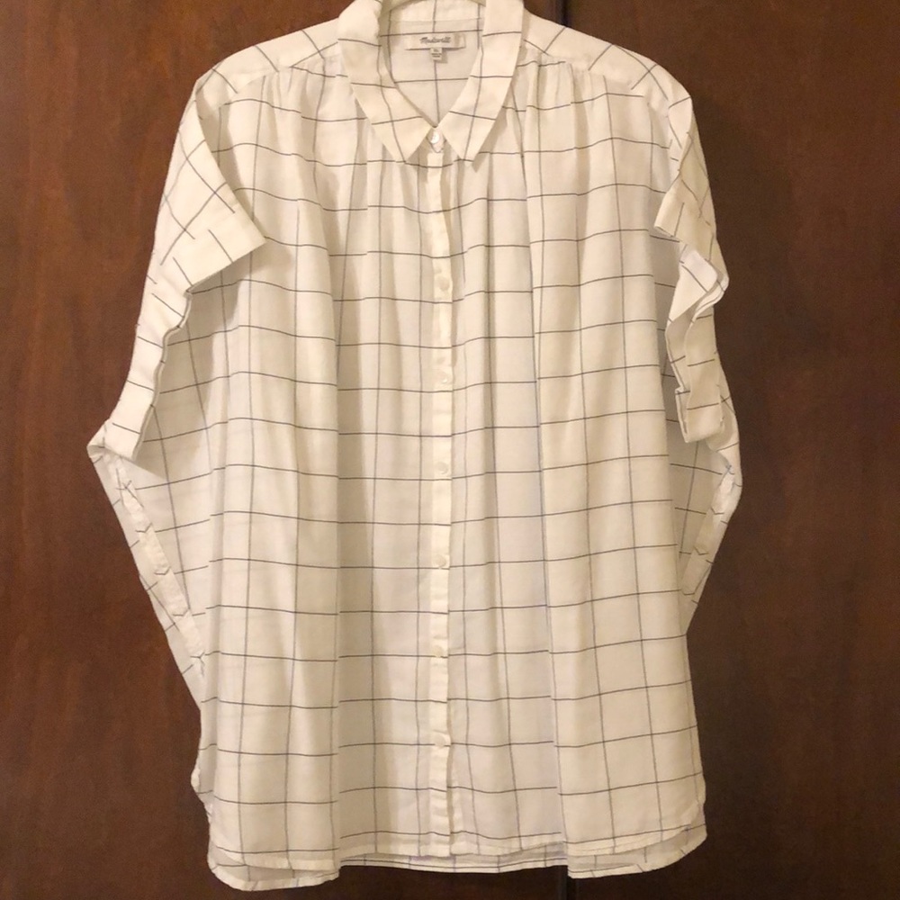 Madewell classic button down short sleeve shirt.XL